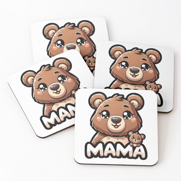 Aperçu de l'œuvre Maman ours mignonne créée et vendue par Sarzel.