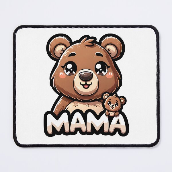 Aperçu de l'œuvre Maman ours mignonne créée et vendue par Sarzel.