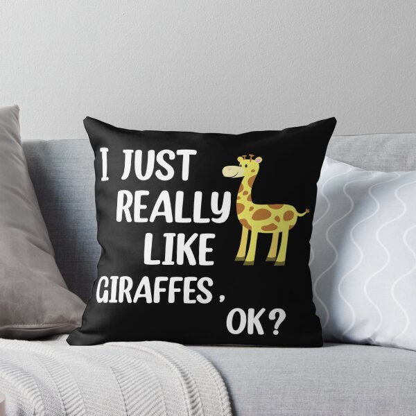 Item preview, I Just Really Like Giraffes, OK Cute Giraffes designed and sold by Rami Khalifah.