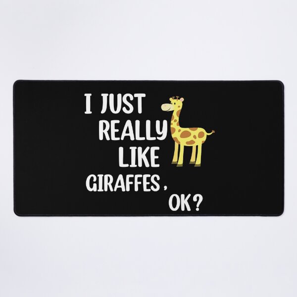 Item preview, I Just Really Like Giraffes, OK Cute Giraffes designed and sold by Rami Khalifah.