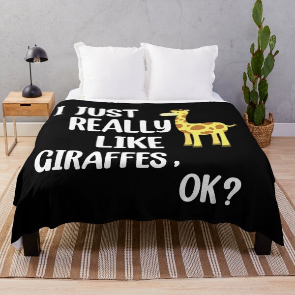 Item preview, I Just Really Like Giraffes, OK Cute Giraffes designed and sold by Rami Khalifah.