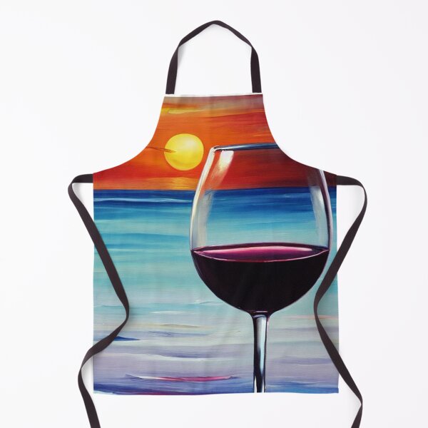 Item preview, Sunset and Wine Glass designed and sold by Canan Topantas.