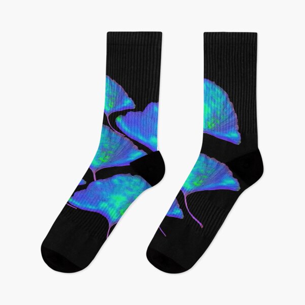 Item preview, Hojas de ginkgo azul brillante designed and sold by gelibolu.