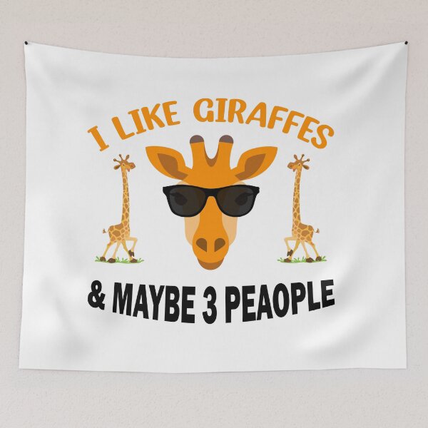 Item preview, I Just Really Like Giraffes, OK Cute Giraffes designed and sold by Rami Khalifah.