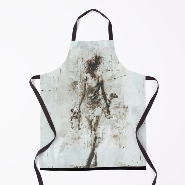 Item preview, Women And Dogs Portrait  Abstract  Art designed and sold by Obsidian Ink by Wilshire.