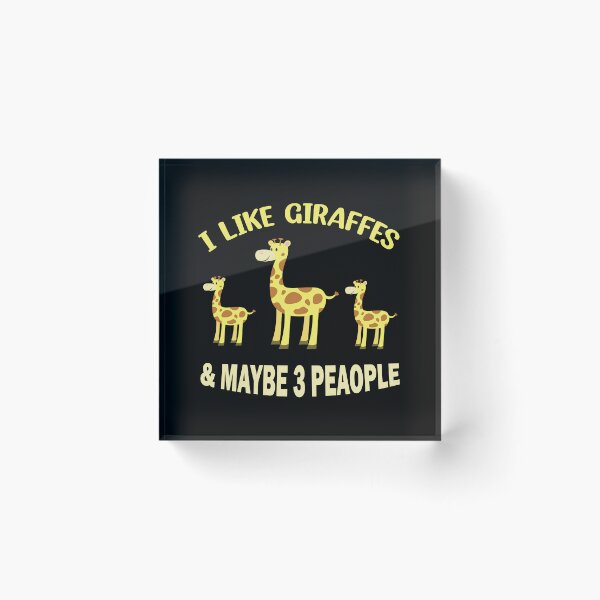 Item preview, I Just Really Like Giraffes, OK Cute Giraffes designed and sold by Rami Khalifah.