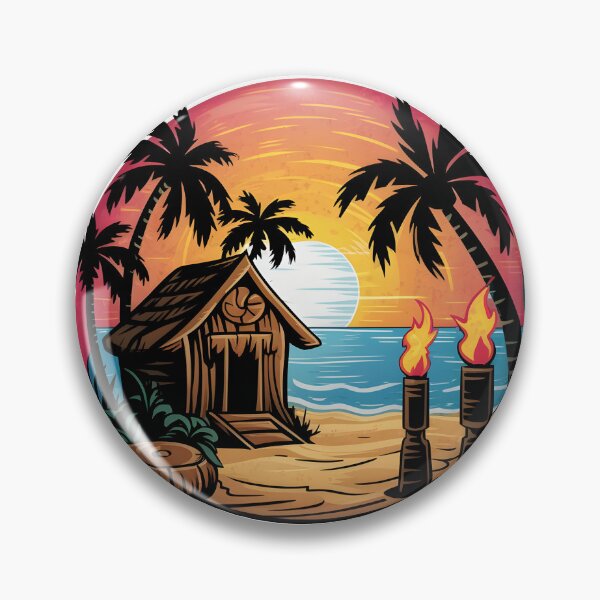 Item preview, Tiki Hut On The Beach designed and sold by corynewton34.