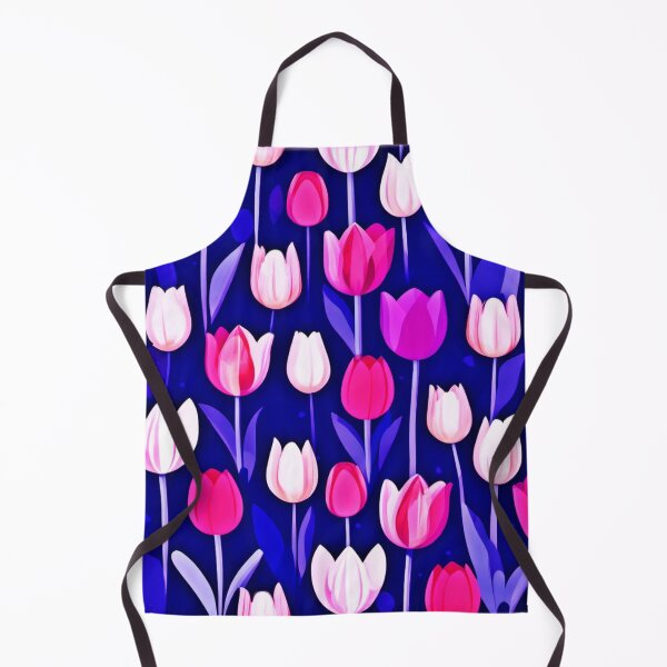 Item preview, Vibrant Tulip Flower Pattern Art designed and sold by Health And Fitness Posts e-Store.