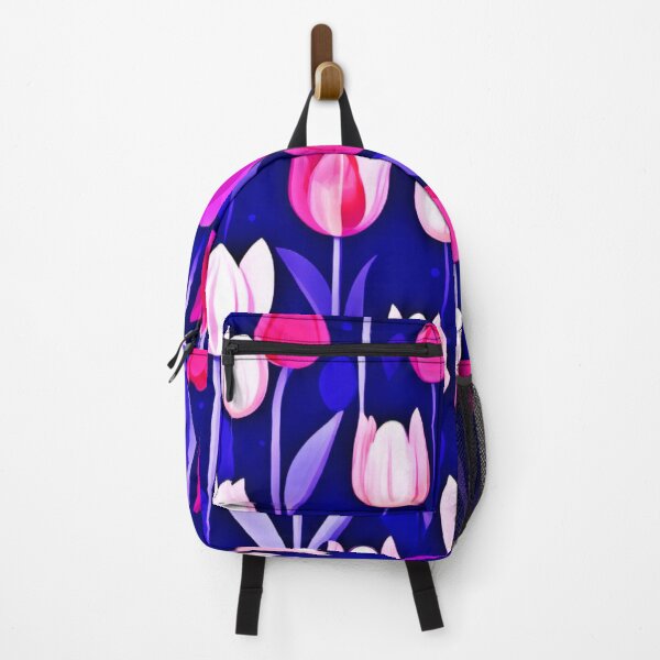Item preview, Vibrant Tulip Flower Pattern Art designed and sold by Health And Fitness Posts e-Store.