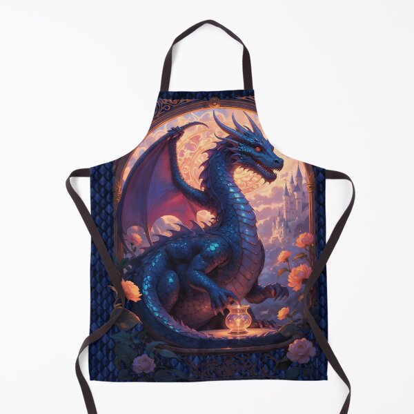 Item preview, Medieval Blue Dragon designed and sold by Eva Nev.