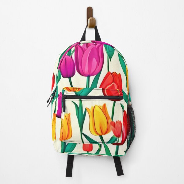 Item preview, Cartoon Tulip Flower Pattern designed and sold by Health And Fitness Posts e-Store.