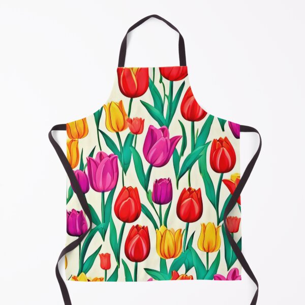Item preview, Cartoon Tulip Flower Pattern designed and sold by Health And Fitness Posts e-Store.