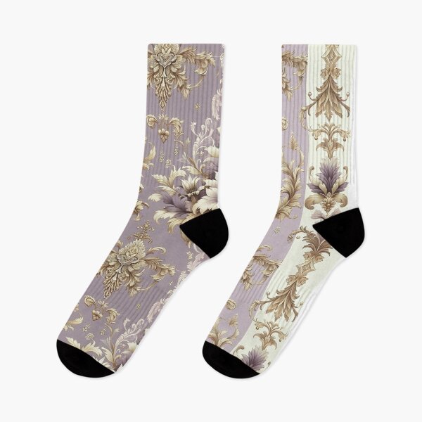 Item preview, Lilac, Gold & Cream Damask designed and sold by DesignsByPrnces.