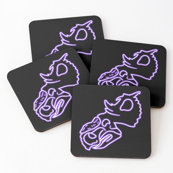 Item preview, Pachyrhinosaurus skull neon designed and sold by KarrahCreates.