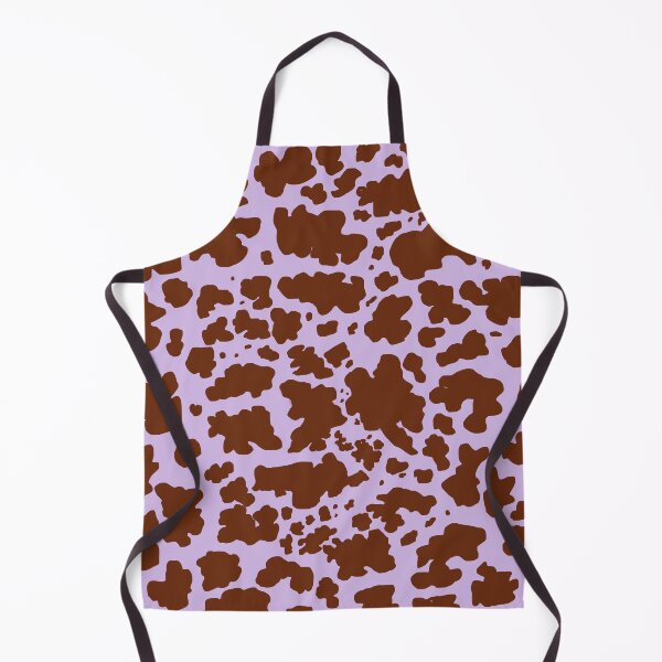 Item preview, Lilac And Brown Cow Skin Pattern designed and sold by pink-cowboy.