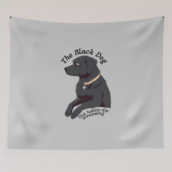 Item preview, The Black Dog Lyrics designed and sold by karma-style.