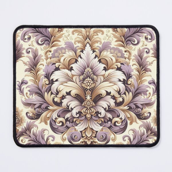 Item preview, Lilac, Gold & Cream Damask designed and sold by DesignsByPrnces.