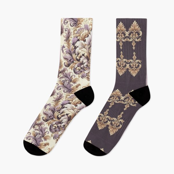Item preview, Lilac, Gold & Cream Damask designed and sold by DesignsByPrnces.