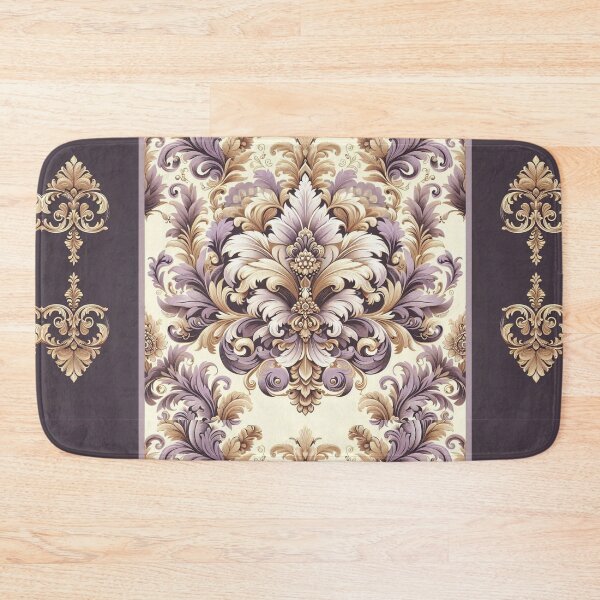 Item preview, Lilac, Gold & Cream Damask designed and sold by DesignsByPrnces.