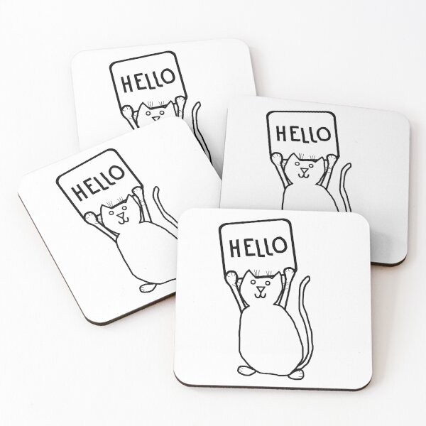 Item preview, Kitty Cat says Hello designed and sold by ellenhenry.