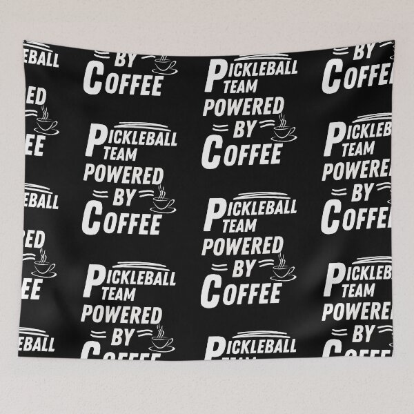Item preview, Pickleball team powered by coffee designed and sold by annoying-shirts.