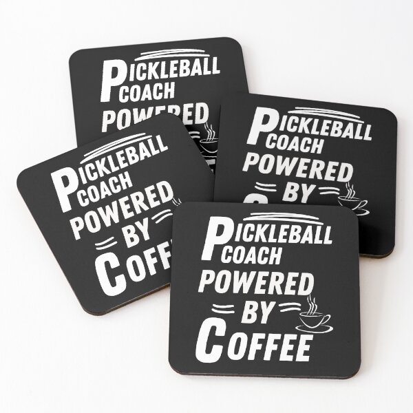 Item preview, Pickleball coach powered by coffee designed and sold by annoying-shirts.