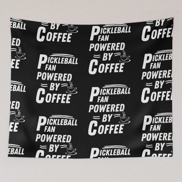 Item preview, Pickleball fan powered by coffee designed and sold by annoying-shirts.