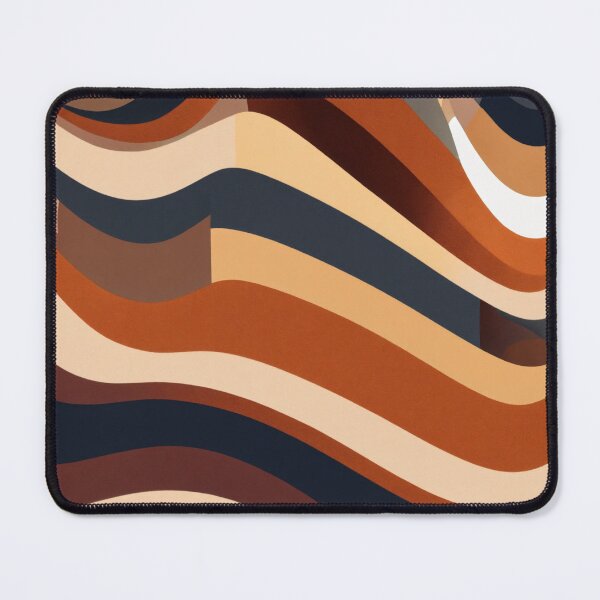 Item preview, Brown Wavy Abstract Art designed and sold by Rell1970.