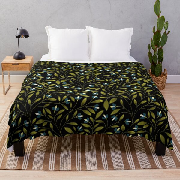 Vista previa del artículo con la obra «Enredaderas con flores pequeñas», diseñado y vendido por SheilaMcDowell Design.