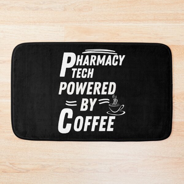 Item preview, Pharmacy tech powered by coffee designed and sold by annoying-shirts.