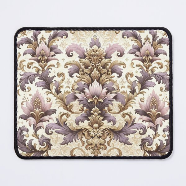 Item preview, Lilac, Gold & Cream Damask designed and sold by DesignsByPrnces.