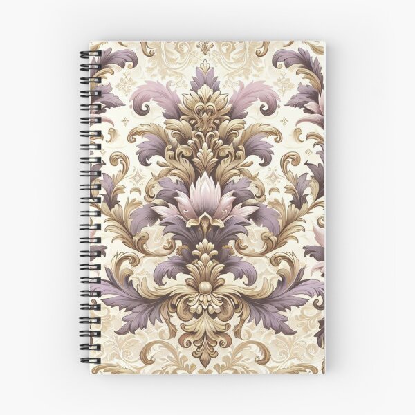 Item preview, Lilac, Gold & Cream Damask designed and sold by DesignsByPrnces.
