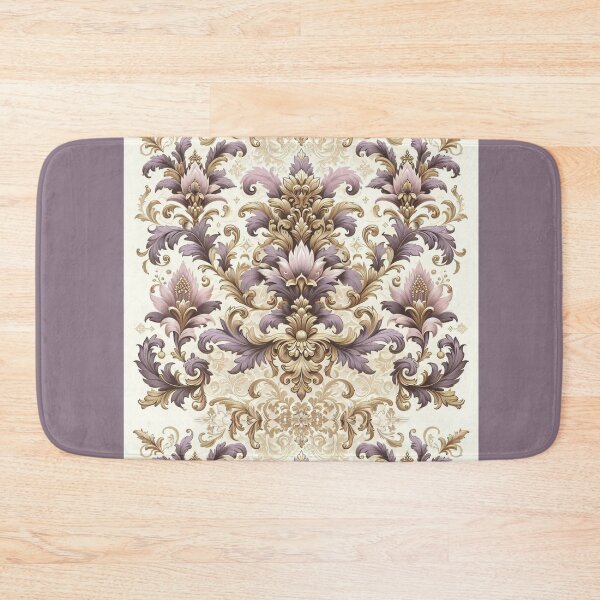 Item preview, Lilac, Gold & Cream Damask designed and sold by DesignsByPrnces.
