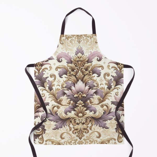 Item preview, Lilac, Gold & Cream Damask designed and sold by DesignsByPrnces.