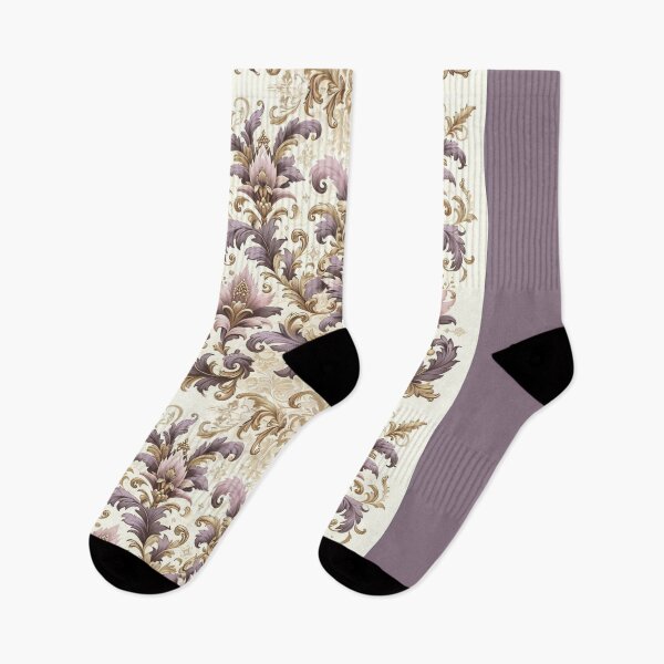 Item preview, Lilac, Gold & Cream Damask designed and sold by DesignsByPrnces.