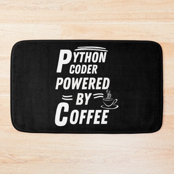Item preview, Python coder powered by coffee designed and sold by annoying-shirts.