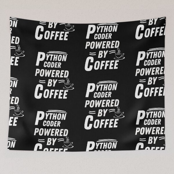 Item preview, Python coder powered by coffee designed and sold by annoying-shirts.