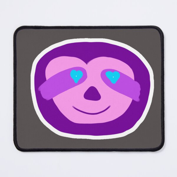 Item preview, Purple Sloth Face with Heart eyes designed and sold by DanielleGensler.