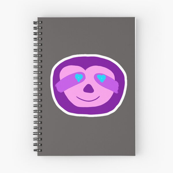 Item preview, Purple Sloth Face with Heart eyes  designed and sold by DanielleGensler.