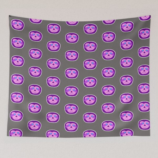 Item preview, Purple Sloth Face with Heart eyes  designed and sold by DanielleGensler.