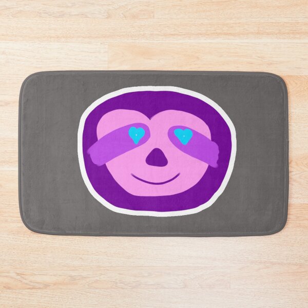 Item preview, Purple Sloth Face with Heart eyes  designed and sold by DanielleGensler.