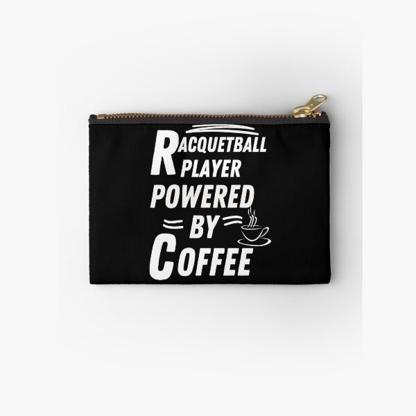 Item preview, Racquetball player powered by coffee designed and sold by annoying-shirts.