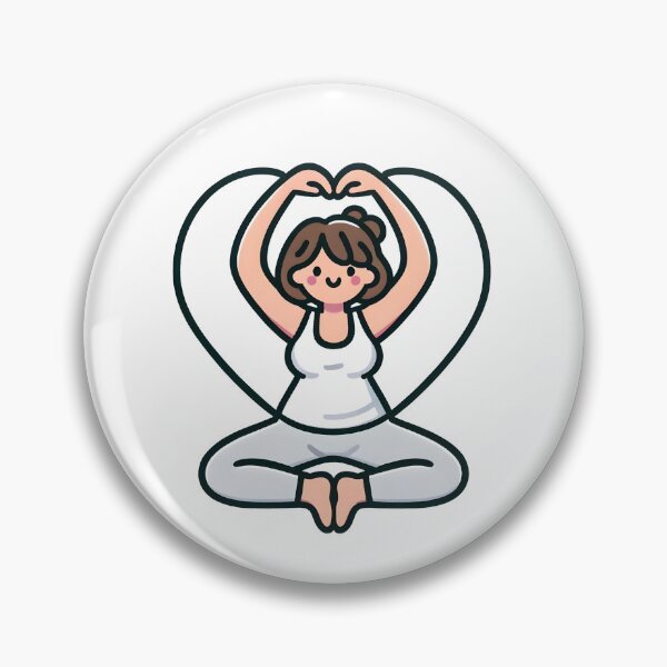 Item preview, Heart Yoga Mom designed and sold by Sarzel.