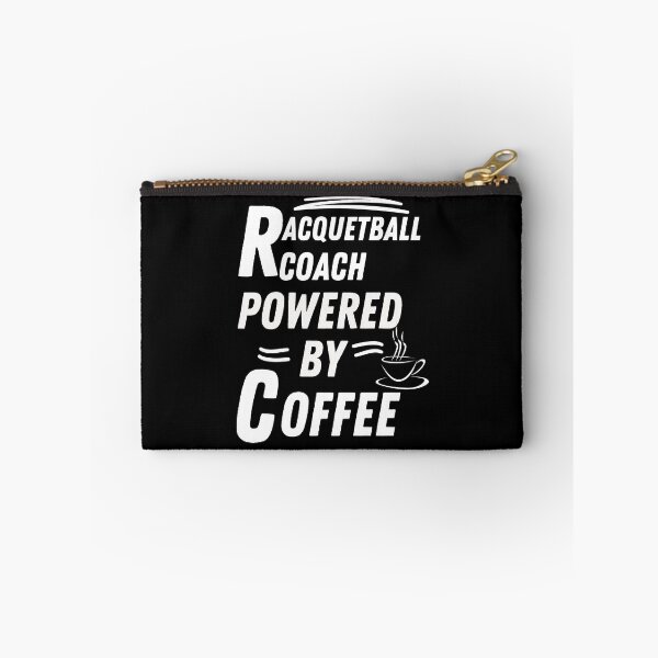 Item preview, Racquetball coach powered by coffee designed and sold by annoying-shirts.