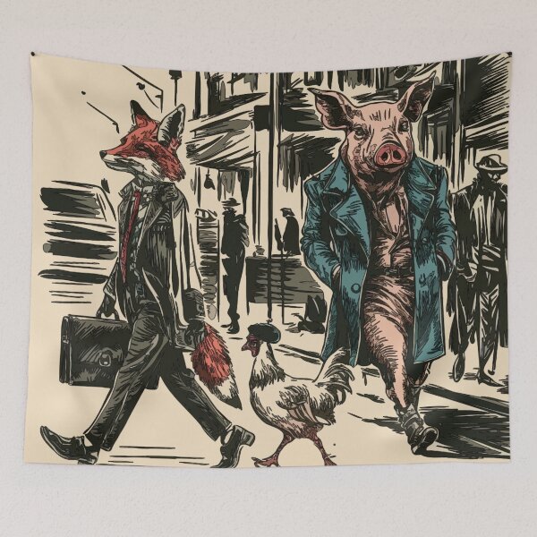 Item preview, Funny City Animals  designed and sold by LeftImpressed.