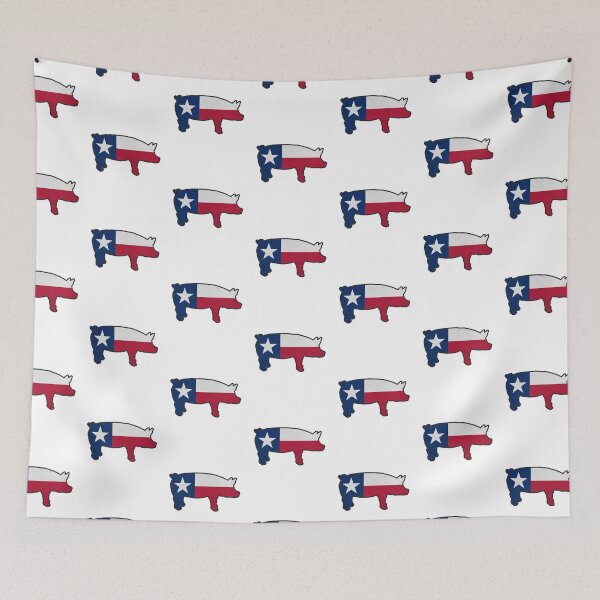 Item preview, Texas BBQ Pig TX Pride designed and sold by ccheshiredesign.