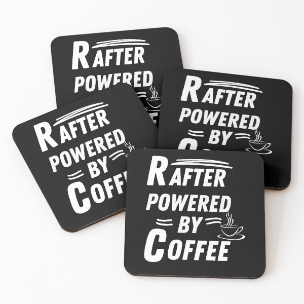 Item preview, Rafter powered by coffee designed and sold by annoying-shirts.