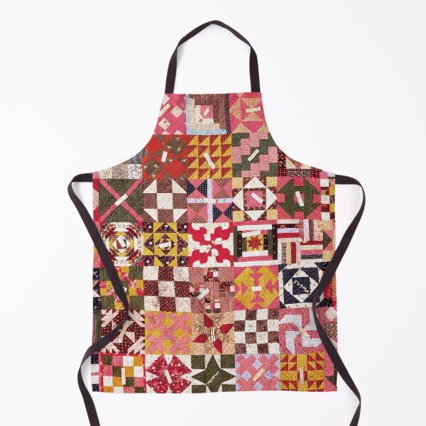 Item preview, Vintage Sampler Friendship Quilt Textile Print | Cali Boho | Bossy Cat Home designed and sold by BossyCatHome.