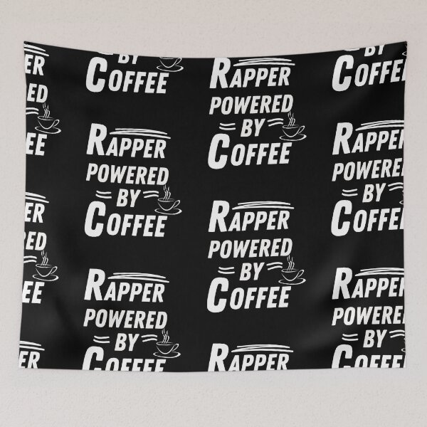 Item preview, Rapper powered by coffee designed and sold by annoying-shirts.