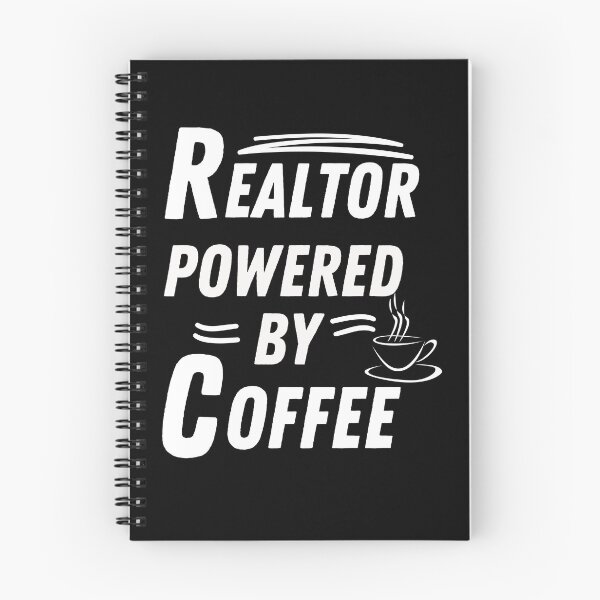 Item preview, Realtor powered by coffee designed and sold by annoying-shirts.